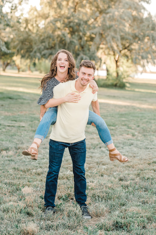 Bountiful Pond Engagement Photos Flying Gull Photography
