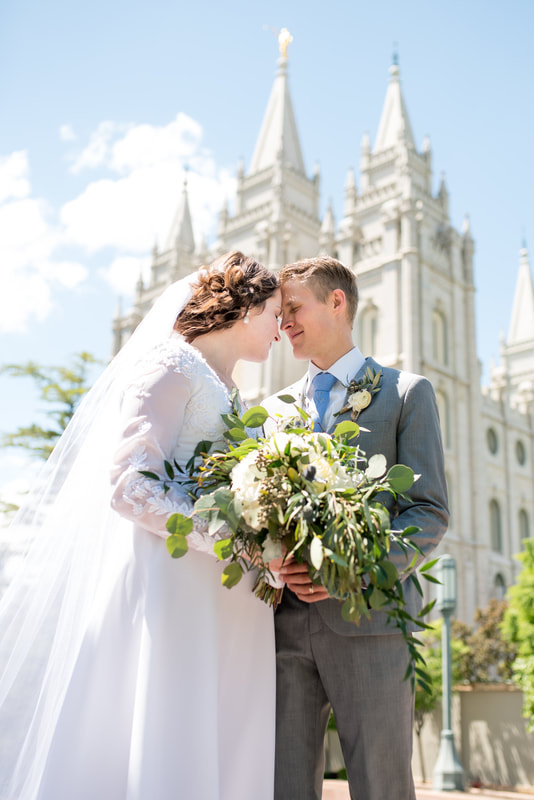Salt Lake Temple wedding
