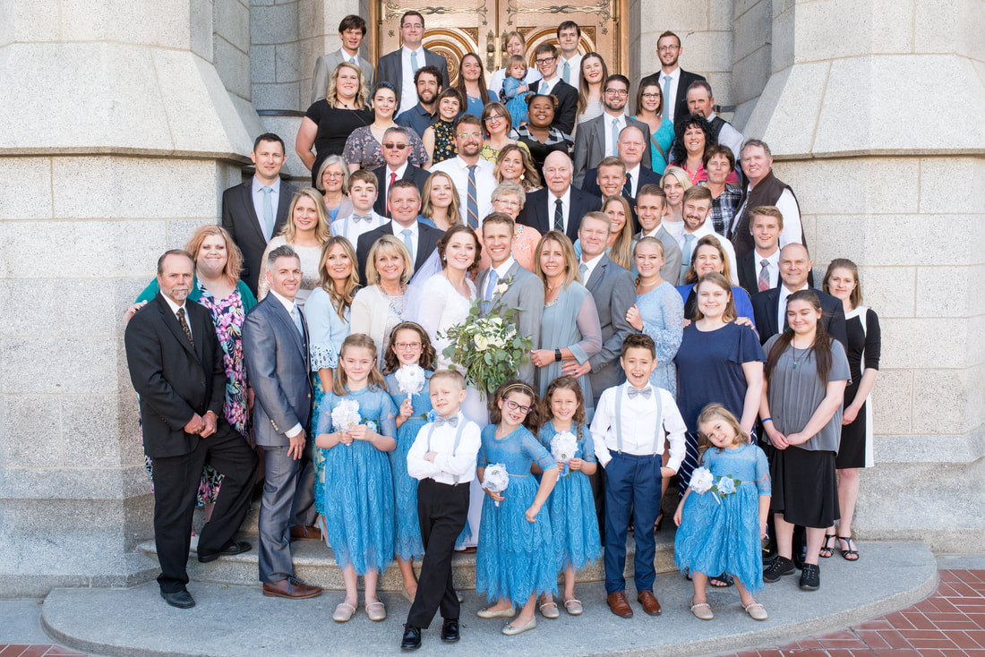 Salt Lake Temple wedding