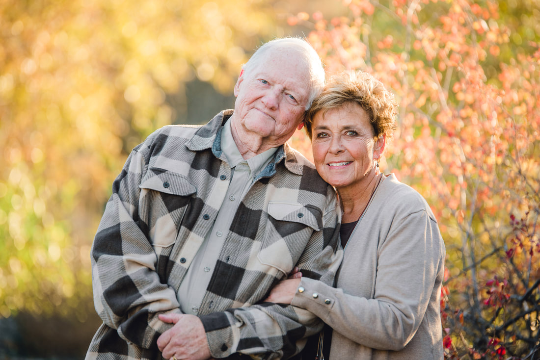 Older couple photos in Highland Glen Park, Utah