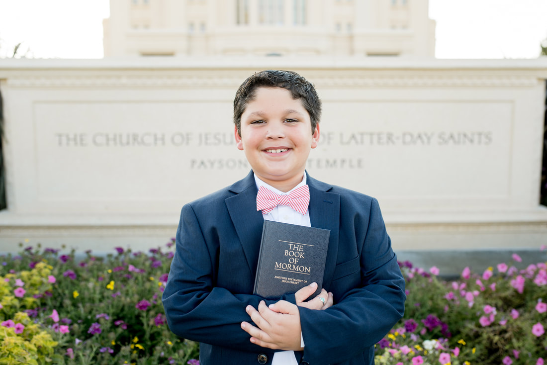Baptism session at Payson Utah LDS Temple with Flying Gull Photography