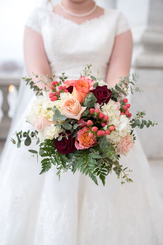 Bridals at Utah State Capitol in Salt Lake City by Flying Gull Photography